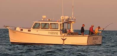 Fishing vessel Magic, Maine-built RP, charter boat