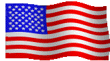 American flag waving, animated gif